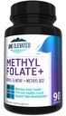 Double Strength & Most Bioactive Metyyli Folate! Ainutlaatuinen formuloitu korkeimman lääkeluokan metyylikobalamiinilla (B12), Niasiinilla, B1, B2 B6. Toimii Synergisesti maksimituloksiin 3 kuukauden ajan