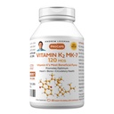 ANDREW LESSMAN-vitamiini K2 MK7 120 mikrog 60 Softgels - Essential for Healthy kalsium Utilization, edistää optimaalinen luusto-, sydän- ja valtimoterveys. Ei lisäaineita. Pieni Helppo niellä Softgels