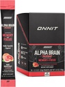 ONNIT Alpha Brain Instant - Ruby Greippi Maku - Nootropic Brain Booster Memory Supplement - Brain Support for Focus, Energy & Clarity - Alpha GPC Choline, Cats Claw, L-Theanine, Bacopa - 30ct