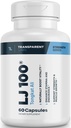 Läpinäkyvä Labs LJ100 - Eurycoma Longifolia Tongkat Ali Extract 100 mg kapselit Lean Body Mass, Strength, ja suorituskyvyn parantaminen - 60 Count