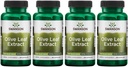 Swanson Olive Leaf Extract kapselit 20% Oleuropein - (60 kapselia, 750 mg Each) 4 pakkaus