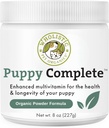 Whoulinen Lemmikki Luomut Pentu Täydellinen - Koira Multivitamiini Powder - 8 Oz - Päivittäinen koiran vitamiinit ja lisäravinteet kotitekoinen ruoka - Immuunijärjestelmä, iho, turkki & yleinen terveys - pieni ja suuri rotu pennut