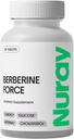 Nuray berberiini Force - tukee kognitiivista terveyttä, ruoansulatuskanavan terveys, sydän- ja verisuoniterveys, ja auttaa ylläpitämään aineenvaihduntaa terveys - Folate, R-Alpha lipoic Acid - 60 Count - 500mg