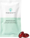 Feminity Smooth kuin Silkki 30-päivä täyte emättimen kuivuus (60 Softgels) Sea Buckthorn Oil 365mg Omega 7 + Omega 3 ja Omega 9