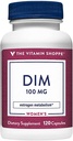 Vitamiini Shoppe DIM 100MG Bioperine Black Pepper Extract, tukee Estrogeeni aineenvaihdunta naisten terveyttä (120 kapselia)