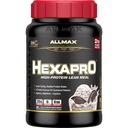 ALLMAX HEXAPRO, Evästeet & Cream - 2 lb - 25 Grams of Protein per Serving - 8-tunnin kestävä julkaisu - nollasokeri - 21 tarjoilua