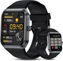Smart kellot miesten naisten (Vastaus tehdä puhelu), 1,95" Fitness katsella veren happi Heart Rate Uni Monitor, 100+ Urheilu IP68 vedenpitävä Fitness Watch Android iOS-puhelimet