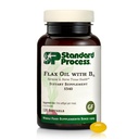 Standard Process Flax Oil with B6 - Supplement for Hormone & Nerve Tissue Support - Tukee aivoja, sydäntä ja ihoa - Gluteeniton, ei meijeri & ei-soija - 120 Softgels (120 Servings)