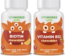 Lapset Biotiini 5000 mcg purutabletti + B12-vitamiini purutabletti