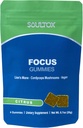 Soultox Focus Lion's Mane Gummies - Citrus Flavor - Vegan Formulation Lions Mane ja Cordyceps - Paranna muistia, keskittyä ja energiaa - Citrus Flavor - Single Pack