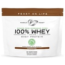 Muscle Feast 100% Grass Fed Whey Protein Powder, All Natural Hormone Free Paure Raised Whey Protein Powder for Women & Men- Whey Concentral, Isolate & Hydrolysed Protein Powder Blend - suklaa, 2lb