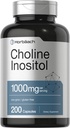 Horbaach Choline Inositol 1000 mg Supplement 