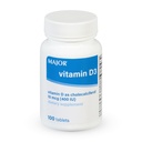 D3-vitamiini 10 mikrog (400 IU) - sisältää 25 mg kalsiumia - ravintolisä - 100 tablettia (1 pakkaus)