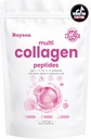 Boysea. Multi-Collagen Peptides Powder - Hydrolysed Protein Peptide Tyypit I, II, III, V, X Biotiini & C-vitamiini, tukee ihoa, hiuksia, kynsiä ja niveliä, ei-muuntogeenisiä organismeja, gluteeniton, helppo sekoittaa 1LB