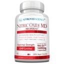 Hyväksytty Science Typpioksidi MD - Muscle Development, Lean Body Mass, Parantaa happihuolto, Boost Energy - 90 kapselit - 1 pullo