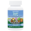 Natures Plus Animal Parade Hammaskeiju Lasten purukumia - Natural Vanilla Flavor - 90 Animal-Shaped Tabletit - Dental Health Supplement - Kasvisruokaa, Gluteeniton - 45 Tarjoilu