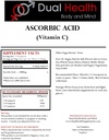 Dual Health Body & Mind 1 (1 lb) Bag kunkin askorbiinihapon (Vitamin C) & MSM (Metyylisulfonyylimetaani) Powder Combo