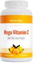 Nutri-Align Mega C-vitamiini ... 120 suuri vahvuus C-vitamiini 1000 mg kapselit - C-vitamiini ja sinkki, rauta- ja kuparilisä ...