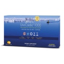 WHC, UnoCardio 1000 Fish Oil, 1300 mg Pure Triglyseride Fish Oil Omega-3 (1180 mg), 665 mg EPA ja 445 mg DHA ja 25 mikrog (1000 IU) D3-vitamiinia softgelia kohti, Natural Orange, 60 softgelia