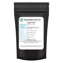 Määrätty for Life Apple Fiber Powder, Natural Apple Pectin Fiber Supplement for Dgestive Health, Vegan, Non GMO, Gluteeniton (1kg / 2.2lb)