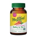 MegaFood Baby & Me 2 Naiset imetys Folaatti (Foolihappo Natural Form), Koliini, Jodi, D-vitamiini, Moringa Leaf ja enemmän - 120 Tabs (60 tarjoilua)
