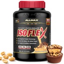 ALLMAX Nutrition - ISOFLEX Heraproteiinijauhe, heraproteiini-isolaatti, 27g proteiinia, suklaamaapähkinävoi, 5 punta