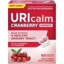 Uricalm Cranberry, Daily Dietary Supplement pureskeltava D-Mannose, Berry, 60