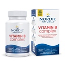 Nordic Naturals B-vitamiinikompleksi - 45 kapselia Tiamiini, Riboflaviini, Niasiini, B6 & B12, Folaatti, Biotiini, Pantoseeninen Acid Heart Brain Health, Energy, Metabolia ei-GMO- Servings