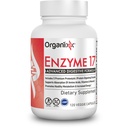 Organixx Enzyme 17 Essential Dgestive Enzymes for Women & Men, For Gut Health & Optimal Dgestive Health, Support for Bloating, Gas, Ravintoaineiden Imeytyminen & Immuniteetti, Vegan, Non GMO, 80 Veggie Kapselit