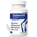 OsteoVit 5-in-1 Kalsium 120 tablettia Multivitamiini: Kalsium, magnesium, fosfori, D3-vitamiini ja A-vitamiini - Luun vahvuus ja joustavuus*, ei-GMO: n gluteeniton kalsiumlisä naisille ja miehille D-vitamiinilla