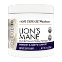 Isäntä Puolustus Leijonan Mane Powder - Brain Health Support Supplement - Sieni täydentää tukea Focus & Memory Function - Immuuni- ja hermostotuki täydentää - 7 oz (133 Servings) *