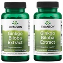 Swanson Ginkgo Biloba Extract Standardoitu Viivästynyt Release Muisti aivojen Cognitive Function Health Supplement 120 mg (24% flavoneglykosideja, 6% Terpene laktoneja) 100 Kasvisten Drcaps (2 pakkaus)