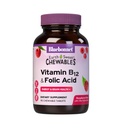 BlueBonnet Nutrition Earth Makea B12-vitamiini & Foolihappo Purutabletti, soijaton, gluteeniton, vadelma 90-asteinen (Pack of 1)