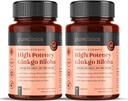 Pureclinica High Potency Ginkgo Biloba 30 000 mg x 180 tablettia (2 pullot 90) - 6 kuukautta toimitus - 5 Kertaa vahvuus Kilpailija tuotteita