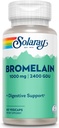 SOLARAY Bromelain Supplement, 1000 mg 60