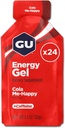 GU Energy Original Sports Nutrition Energy Gel, Vegan, Gluteeniton, Kosher, ja Dairy-free On-the-Go Energy mihinkään treeneihin, 24 count, Cola Me-Happy
