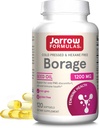 Jarow Formula Borage 1200 mg - 120 Softgels - lähde GLA - Borage Oil Supplement - Skin Health & Immune System Support, Lievä PMS Epämukava tuki - jopa 120 tarjoilut