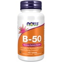 NYT ravintolisät, B-50 mg vitamiini, energiantuotanto*, Hermoston terveys*, 100 tablettia