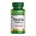 Luonnon Bounty Biotin hiukset iho ja kynnet vitamiinit, tukee terveet hiukset, iho ja kynnet, 10 000 mikrog, 120 Softgels (paketti 1)