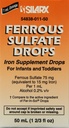 Ferrous Sulfaatti Rauta 15mg/ml Täydennys Drops 50ml Pullo - 3- pakkaus
