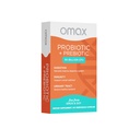 Omax Prebiootti & Probiootti 50 miljardia PMY + Chicory Inulin, 10 kanta, vähentää turvotusta, digestiota, SIBO, Vuotava Gut, emättimen pH, Acidophilus, Vegan, Dairy Free, Gluteeniton, Läpipainopakkaus pakattu