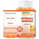 SHIFAA NUTRITION Vegaani C-vitamiini Gummies ...90 Gummies, 250mg 45 Tarjoilut ... ei-GMO ..... Gluteeniton, gelatiiniton ...........