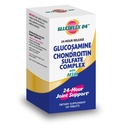 Glukoflex Glukosamiini & Chondroitin Sulfaatti MSM, 24 tunnin yhteinen tuki, terve luut, tukee tervettä liikkuvuutta, 30 palvelinta, 120