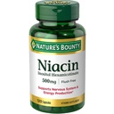 Nature's Bounty Niacin 500 mg kapselit 120 ee (pakkaus 2)