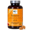 UUSI NORDIC Turmeeric Curcumin Gummies, sokeriton, 300 mg turmeerinen täydentää miesten ja naisten, tukee normaalisti toimivat nivelet, polvet, lavat, Mango Orange, 60