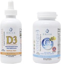 Eniva Omega 3 Premium Fish Oil High EPA/DHA ja nestemäinen D3-vitamiini (120 ml) Tohtori suunniteltu nopeaan imeytymiseen