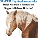 SU-PER Tryptofaani Horse Calming Supplement - Säilytä rauhallisuutta ja tukea tasapainotettu käytös - 2,5 kiloa, (2 pakkaus)