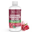 Bio Naturals Liquid Glukosamiini Kondroitin MSM Pharmaceutical Grade lisäosa hyaluronihappo . Maksimi vahvuus Joint tuki - 32 fl oz