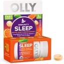 OLLY Immuniteetti uni nopeasti liuottaa, 3 mg melatoniinia, C-vitamiinia, Citrus Flavor, 30 päivän toimitus - 30