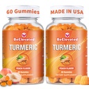 Curcumin Turmeric Gummies ... Extra Strength 2000mg 8:1 uute Turmeeric Supplement Gummies with Black Pepper & GMO Joint Support Chewables